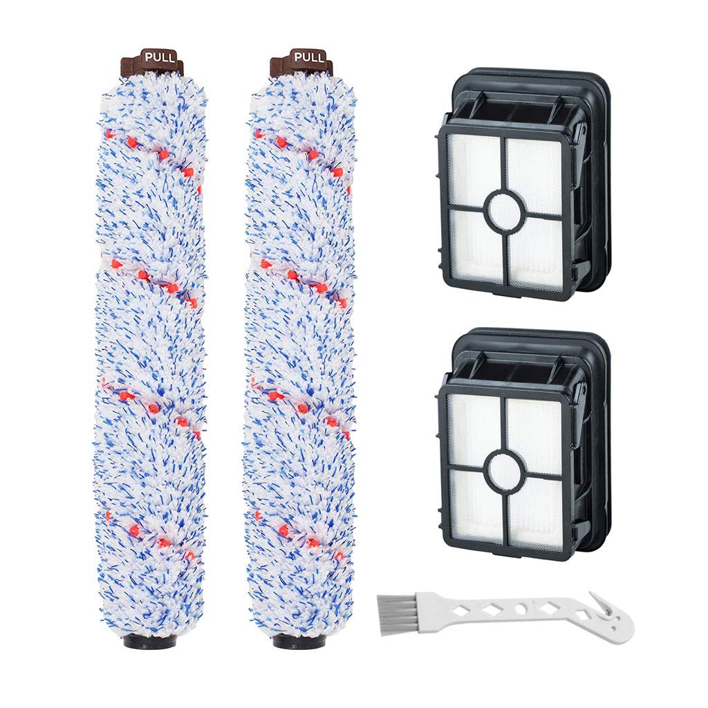 Bissell CrossWave Brush Roll & Vacuum Filter 2-Pack - Multi-Surface Cleaning Accessories for Pet Hair & Hard Floors