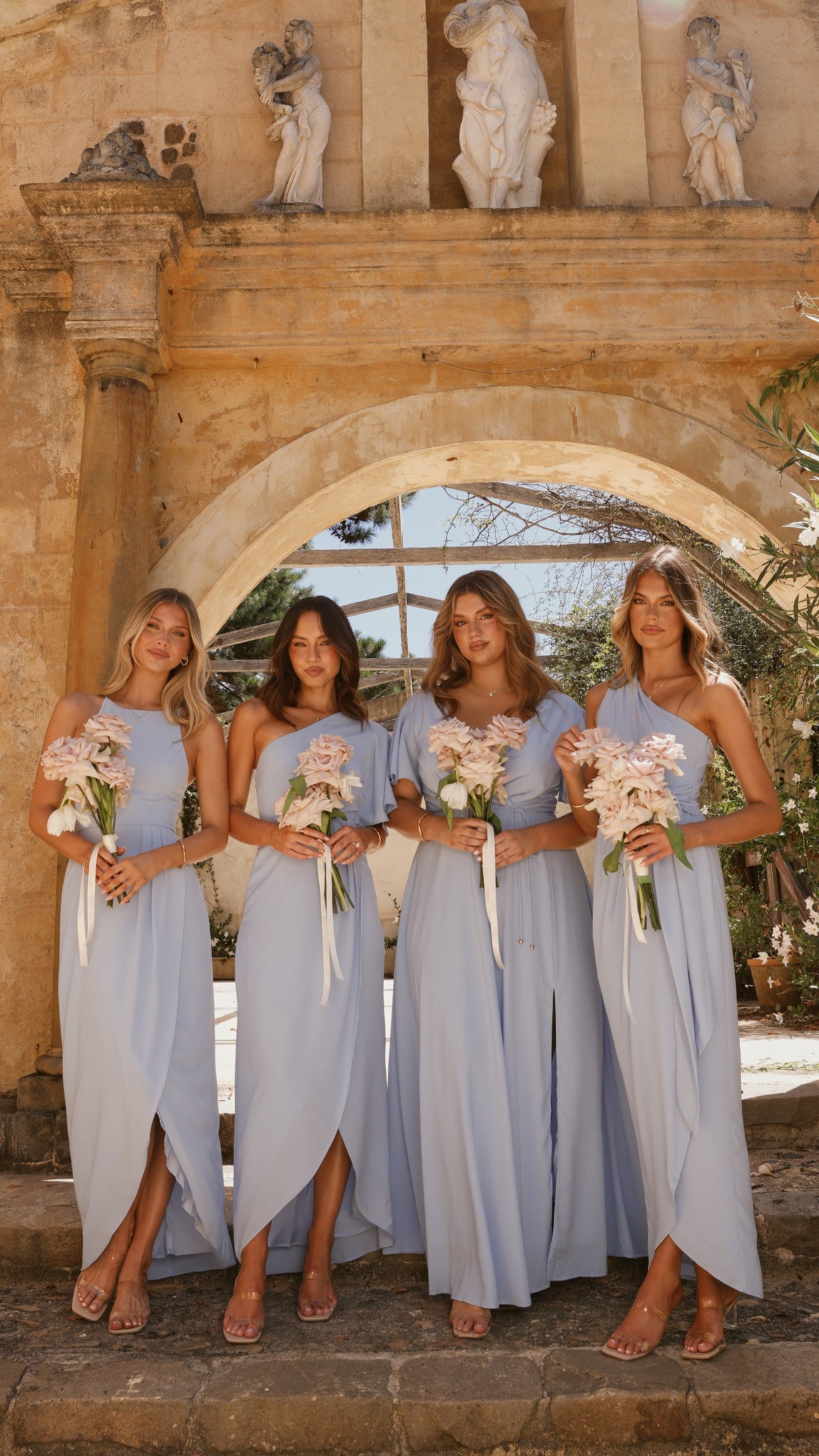 Elegant Genevieve Boat Neck Maxi Dress in Blue - Perfect for Summer Beach Vacations & Evening Parties