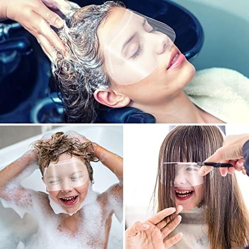 30 Pack Clear Shower Face Shields for Adults - Waterproof Eyebrow Visor for Eyelash Extensions Aftercare, Eyelid Surgery Recovery & Salon Use | Perfect for Showering, Washing Face & Protecting Lash Extensions
