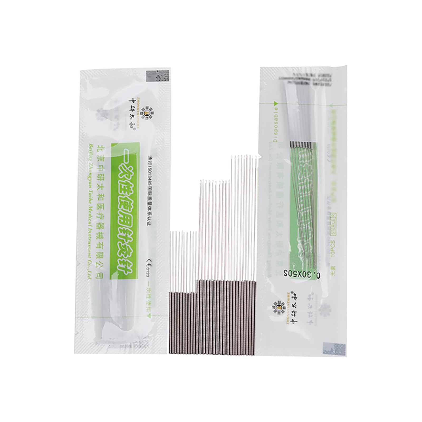 Zhongyan Taihe Acupuncture Needles 0.22mm - 500 Pack Professional Dry Needles for Facial Beauty, Massage Therapy & Acupuncture Treatment - Perfect for Spa, Clinic and Home Use