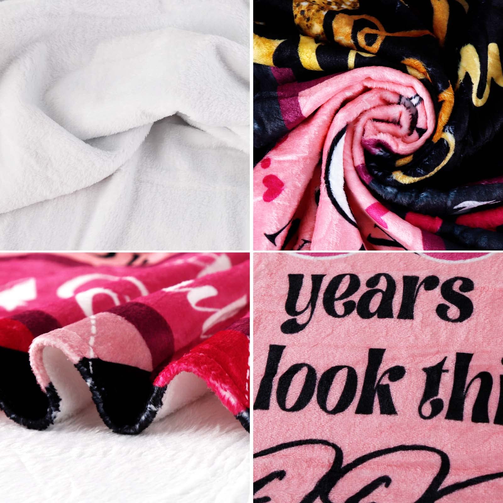 50th Birthday Gifts for Women - Personalized 50 Year Old Birthday Blanket with Gift Box - Unique 50th Birthday Decorations & Gift Ideas for Her - Perfect for Turning 50 Celebrations, Parties & Special Moments