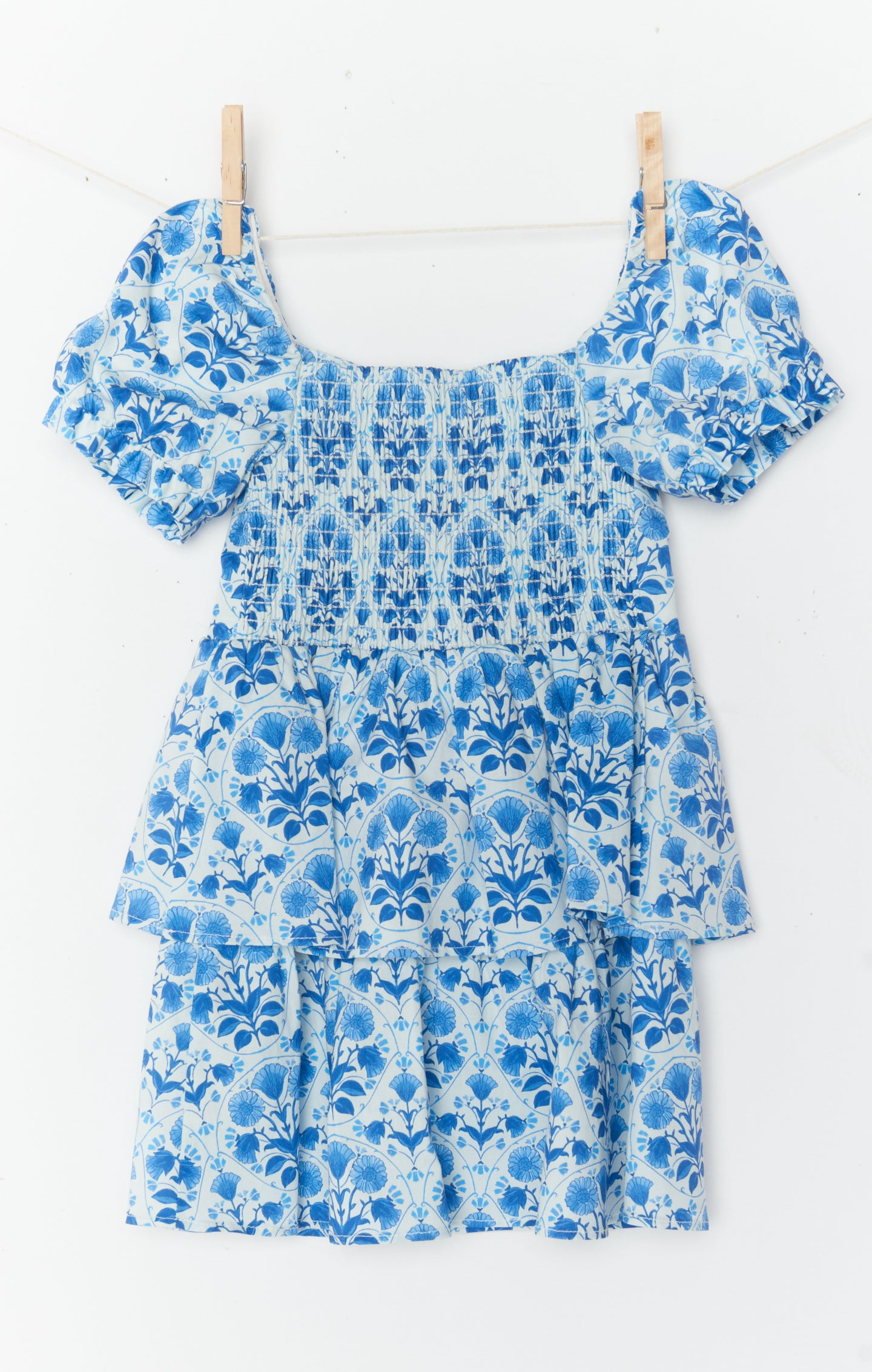 Little Miss Mini Dress ~ Teagan Floral | Floral Print Summer Dress for Girls | Perfect for Birthday Parties, School Events & Family Photos