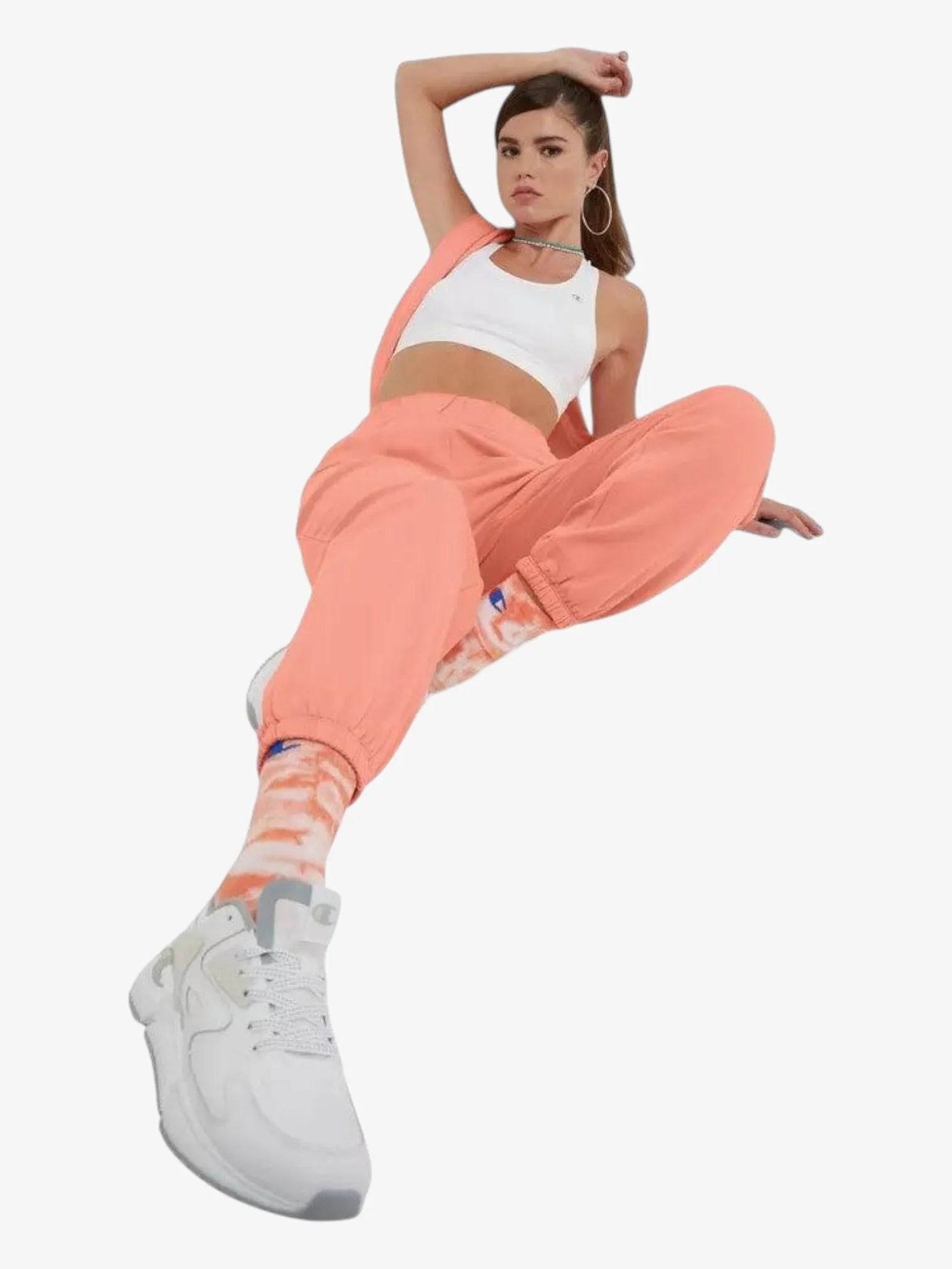 Champion Women's Soft Touch Sweatpants - Peach Color | Comfortable Fleece Joggers for Lounge, Workout & Casual Wear