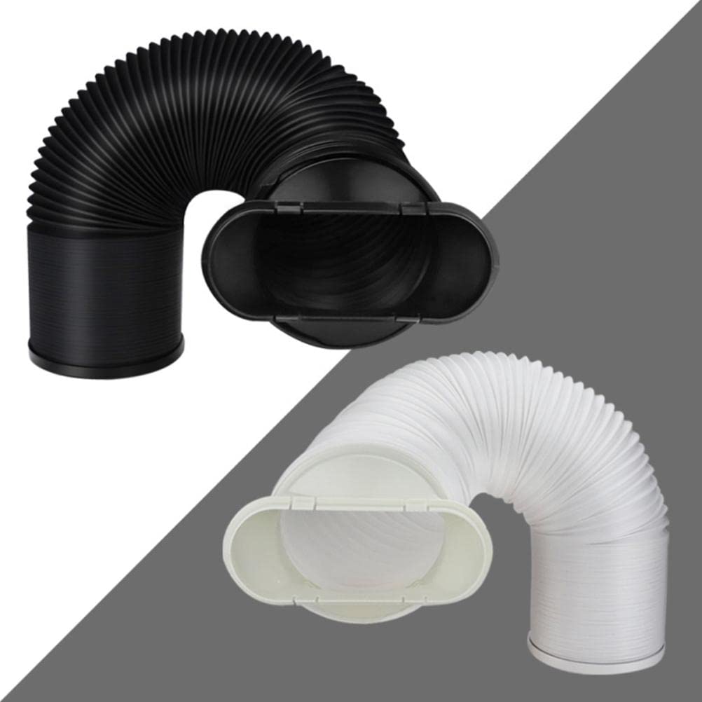 Universal Expandable Flat Mouth Air Conditioner Hose - Thickened Portable AC Exhaust Pipe Accessory for Window & Mobile AC Units | Perfect for Home, Office & RV Cooling