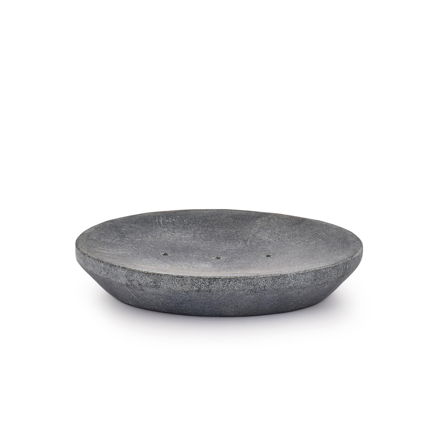 Handmade Indian Stone Soap Dish - Grey Bathroom Soap Tray - Natural Stone Soap Holder for Sink, Shower & Bathtub - 5