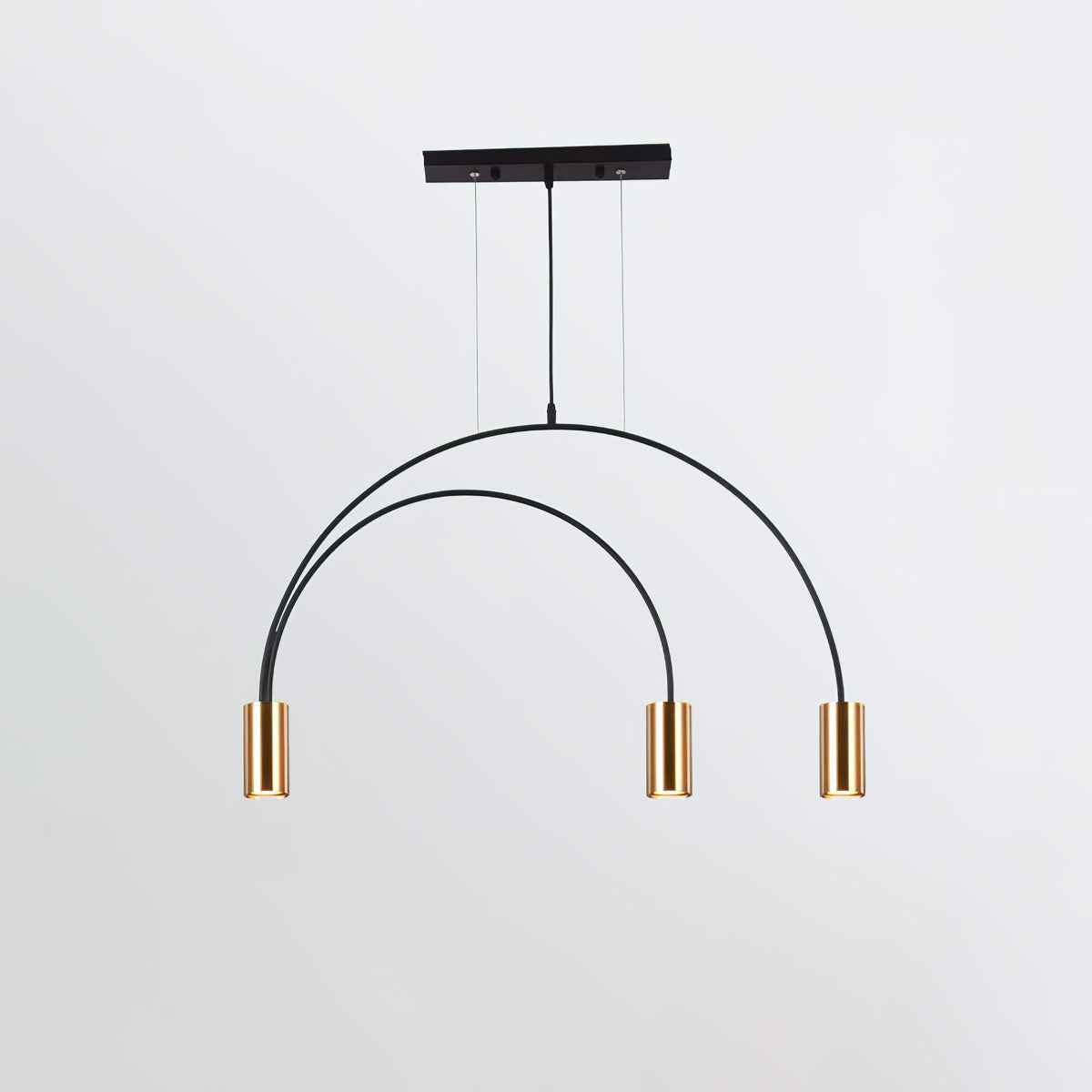 Modern Arcs Pendant Light - Sleek Minimalist Hanging Fixture for Kitchen Island, Dining Room & Bedroom Lighting | Dimmable LED Ceiling Lamp for Home Decor