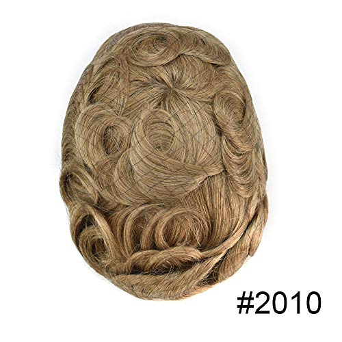 #2010 #20 Light Ash Blonde With 10% Synthetic Grey-100% Light To Medium Density
