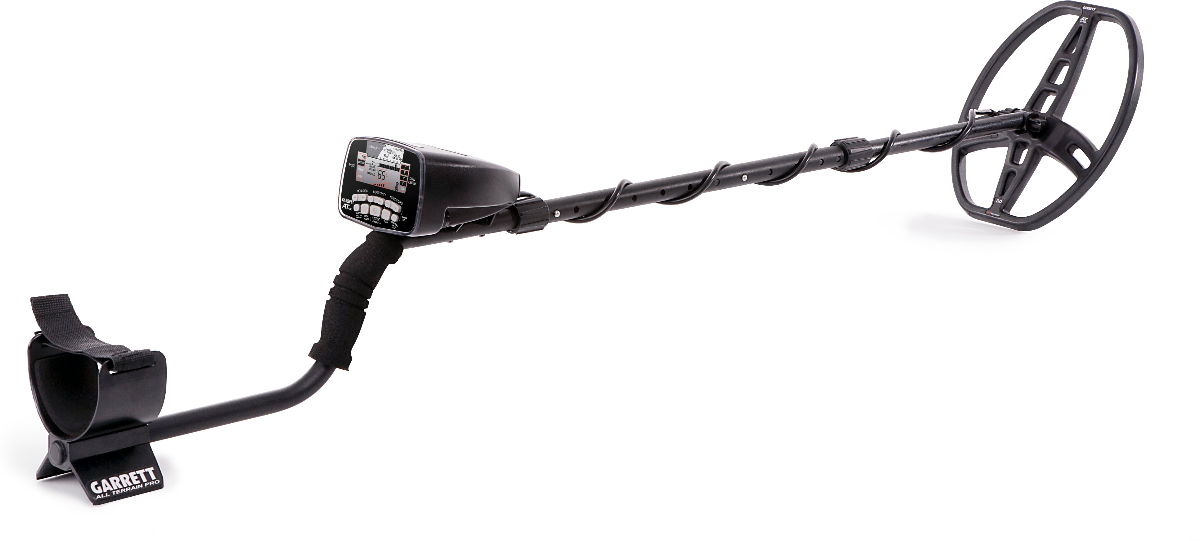 Garrett AT Pro Waterproof Metal Detector with 8.5 x 11 Coil - Professional Gold & Treasure Hunting for Beach, Field & Underwater Use
