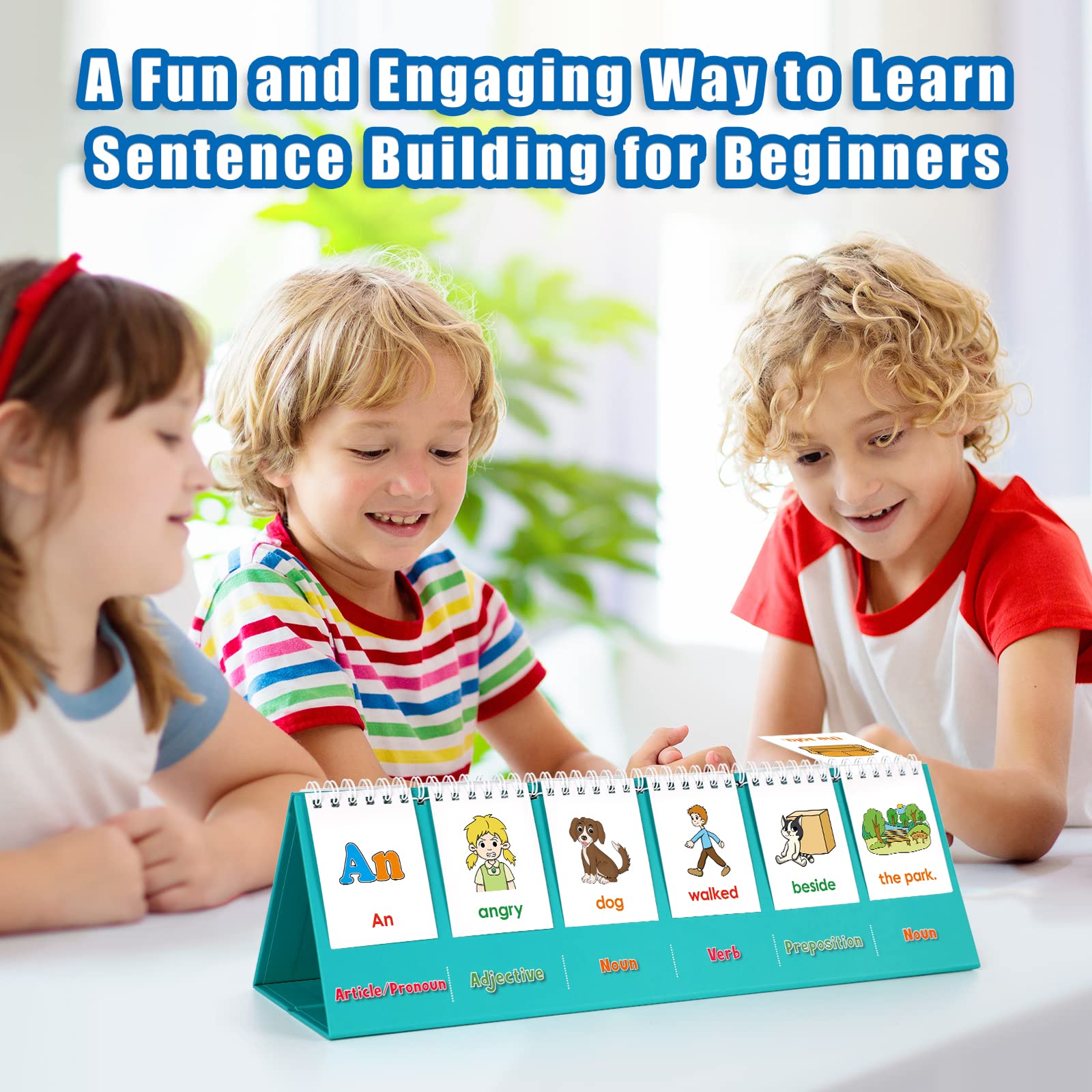 Aizweb Silly Sentence Game for Kids - Speech Therapy & Reading Learning Toy for Preschool, Kindergarten, Homeschool - Fun Classroom Educational Activity