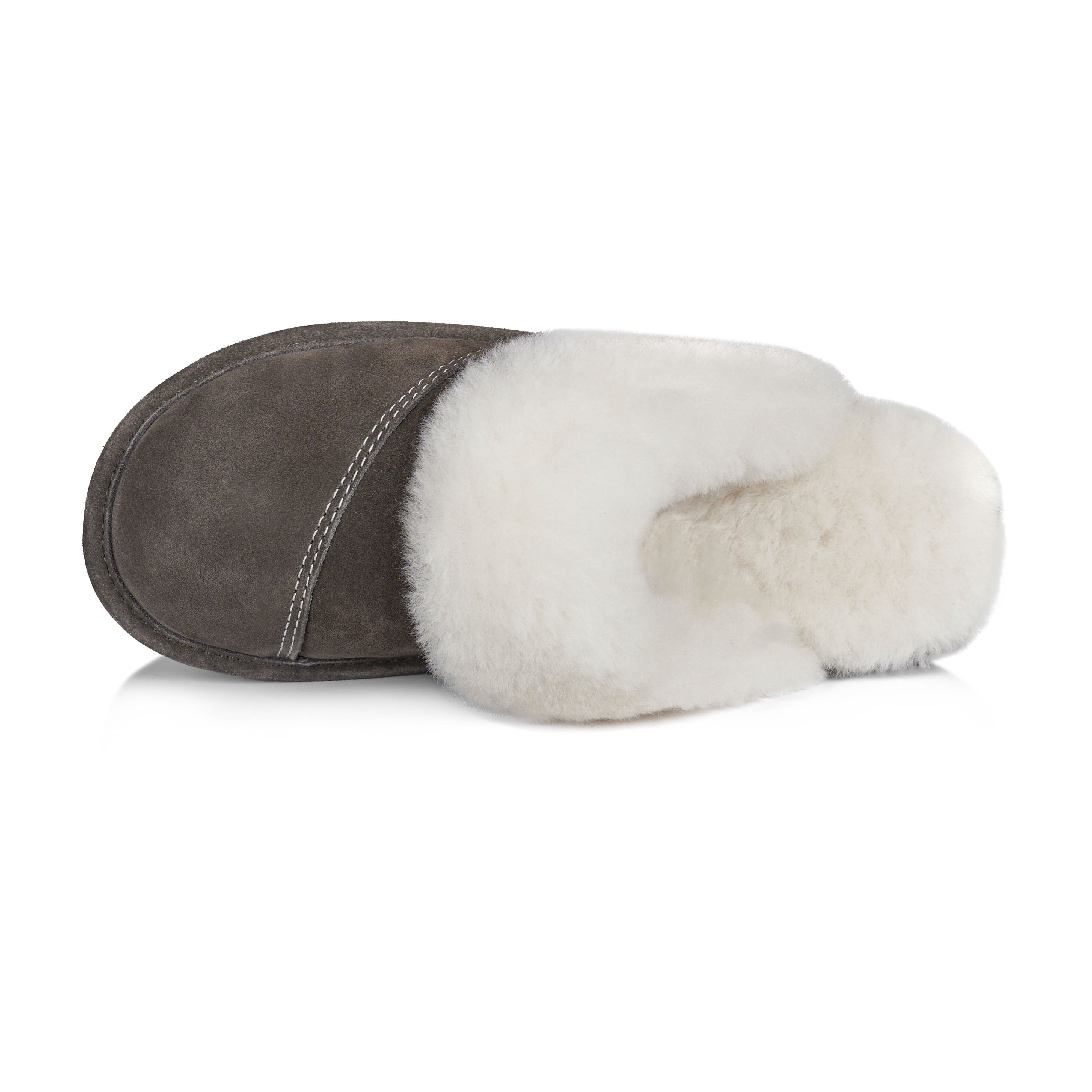 Joy Women's Cozy Memory Foam House Slippers - Soft Indoor/Outdoor Slides with Non-Slip Sole, Grey - Perfect for Home, Office & Travel Comfort