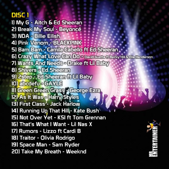 Mr Entertainer Big Karaoke Hits of 2022 - Top Sing-Along Songs for Parties, Home Entertainment & Family Fun