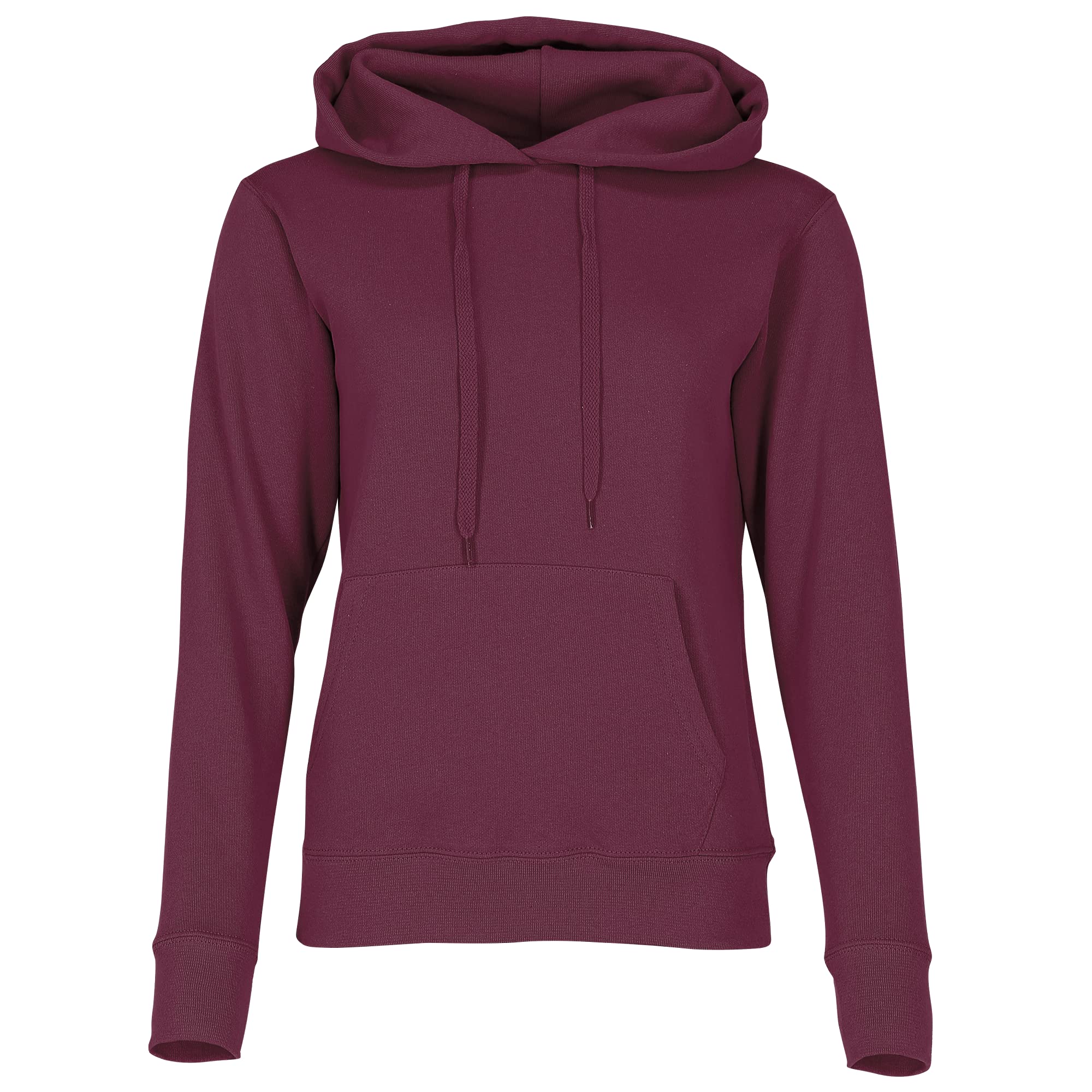 Fruit of the Loom Women's Classic Cotton Hoodie Sweatshirt with Free MyShirt Fabric Tote Bag | Soft Casual Pullover for Lounge, Gym & Outdoor Activities