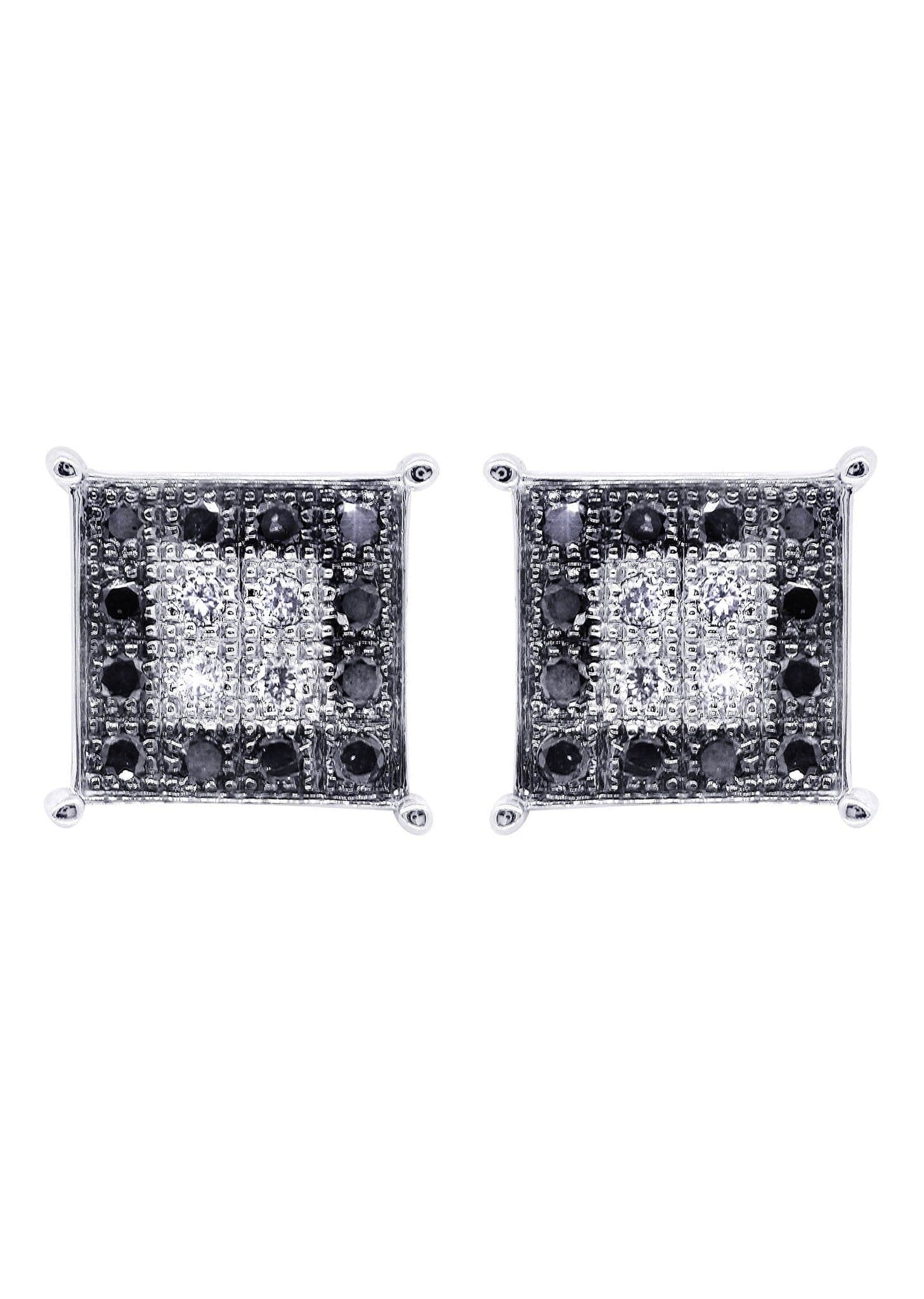 0.31 Carat Diamond Stud Earrings for Men in 14K White Gold – Perfect for Gifts, Weddings & Special Occasions