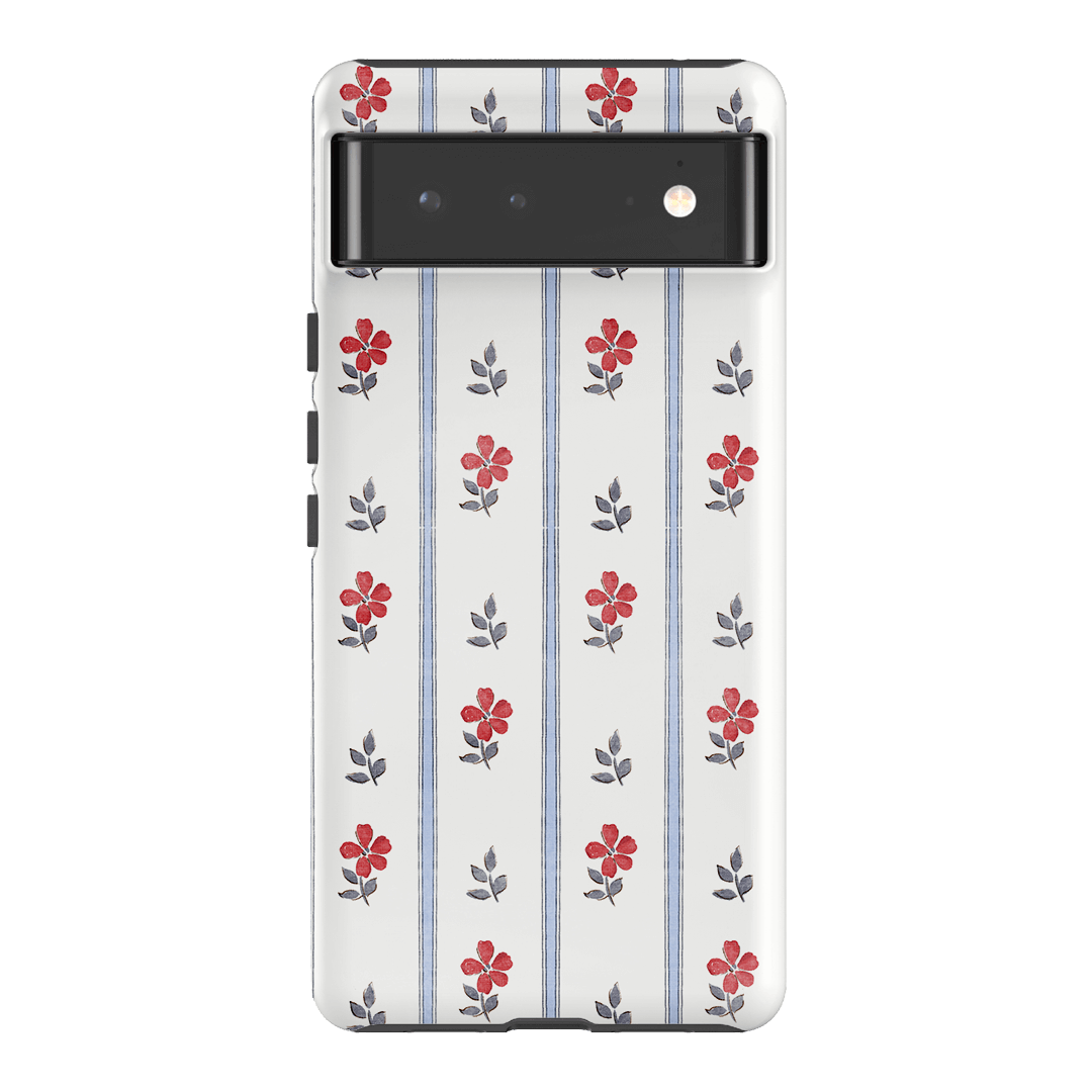 Olivia Stripe Phone Case for iPhone 15/14/13/12/11 Pro Max - Slim Protective Cover with Grip - Fashionable Design for Women & Girls - Perfect for Work, Travel & Everyday Use