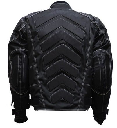 Men's Reflective Piping Armored Motorcycle Jacket - High Visibility Safety Gear for Night Riding & Urban Commuting