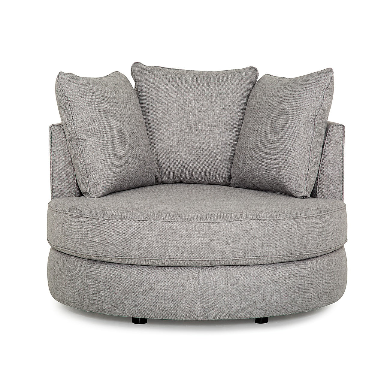Palliser Swivel Chair Sutton - 360-Degree Rotating Modern Accent Chair for Living Room, Office & Lounge - Comfortable Upholstered Fabric Seat with Sturdy Metal Base