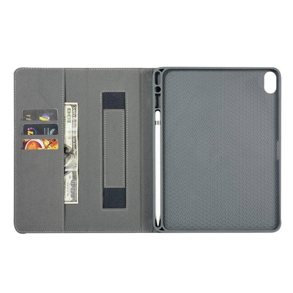 Premium iPad Pro 11 Case - Genuine Leather Look with Soft Silicone Lining | Slim Protective Cover for Work, Travel & Everyday Use