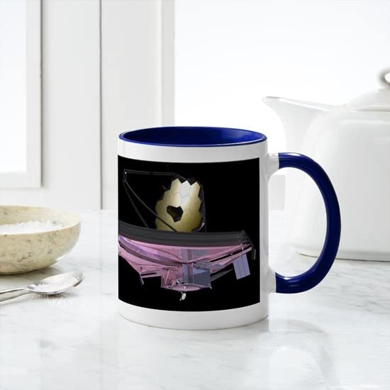 James Webb Space Telescope Artwork Ceramic Coffee Mug - 11 oz (325 ml) NASA-Inspired Design for Tea & Hot Drinks - Perfect for Home, Office & Astronomy Enthusiasts