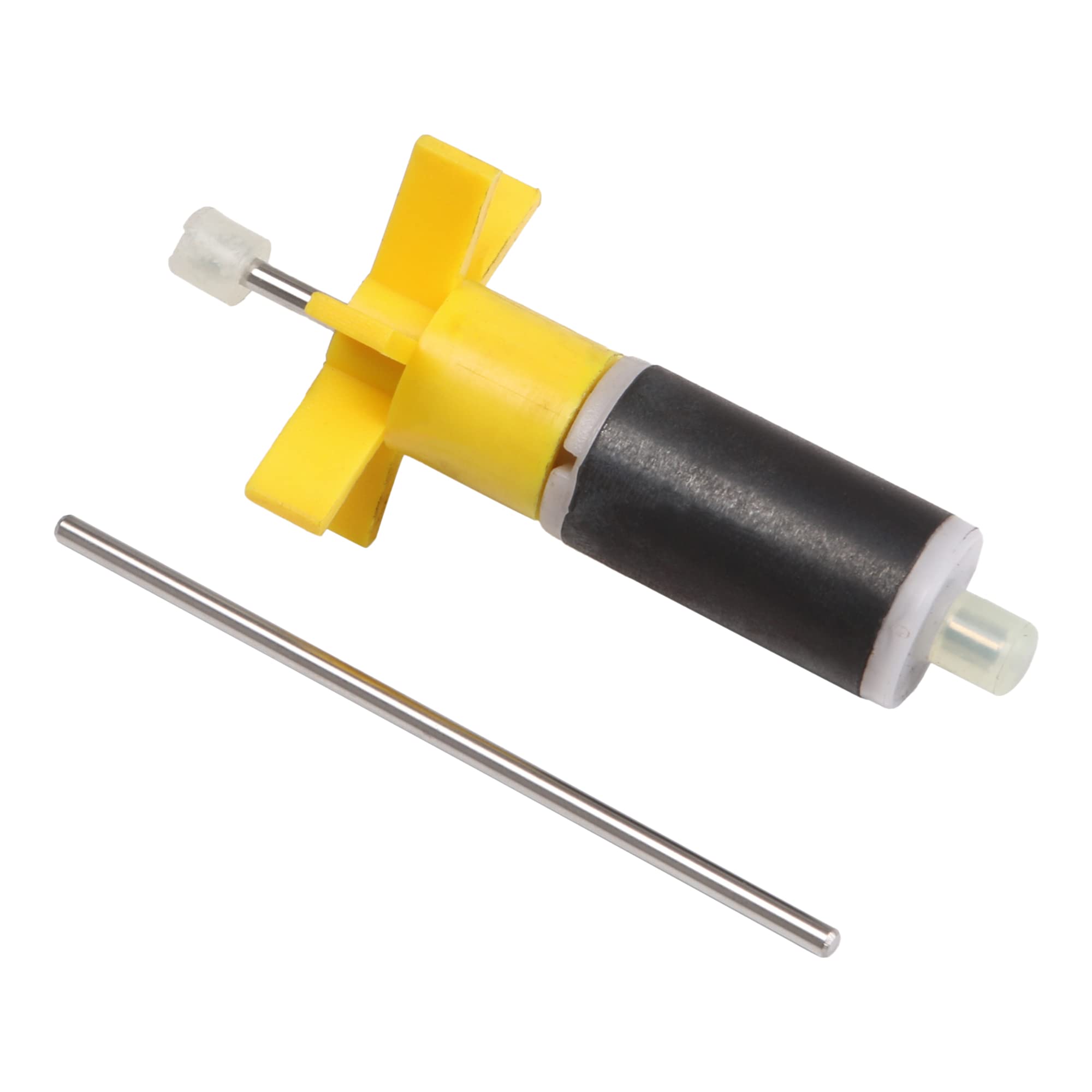 BQLZR 16mm Compatible Submersible Water Pump with Filter - Yellow | Ideal for Aquariums, Ponds & Hydroponics
