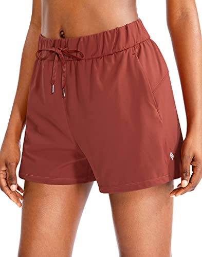 SANTINY Women's 2.5'' Lounge Shorts - Comfortable Athletic Running Shorts with Pockets for Workout, Hiking & Casual Wear - Perfect for Gym, Yoga, Travel and Summer Activities