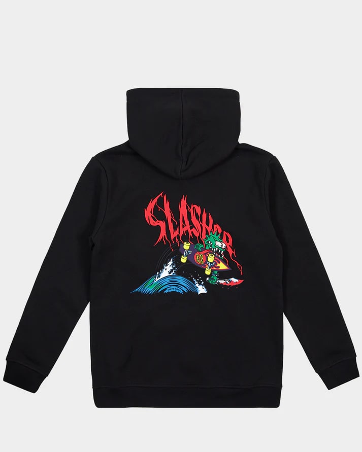 Santa Cruz SC Meek OG Slasher Boys Hoodie - Cool Graphic Pullover for Skateboarding & Streetwear - Perfect for Teens & Kids Outdoor Activities