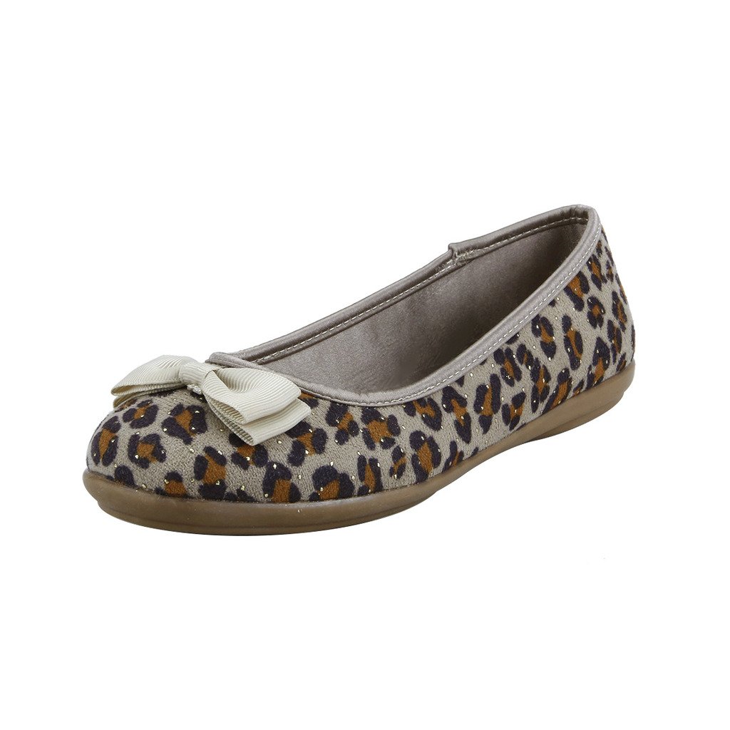 The Doll Maker Suede Leopard Print Ballet Flats - Women's Comfortable Slip-On Shoes for Casual Wear, Office & Date Night