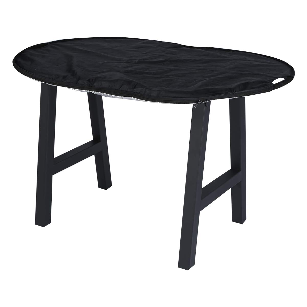 Heavy Duty 28 Inch Metal Table Legs Set of 2 - Industrial Black DIY Furniture Legs for Dining Tables, Coffee Tables & Workbenches | Sturdy Support for Home & Office Use