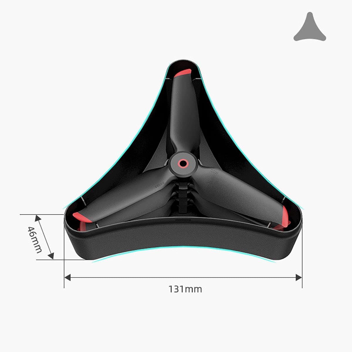 DJI FPV Quick-Release Propeller Storage Box - Dustproof Case Holds 4 Propellers - Perfect for Drone Accessories Organization & Travel Protection