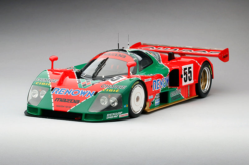 Mazda 787B 1991 #55 Le Mans 24 Hours Winner - 1:18 Scale Diecast Model Car for Collectors & Racing Enthusiasts - Perfect for Display, Gifts & Racing Memorabilia Collections