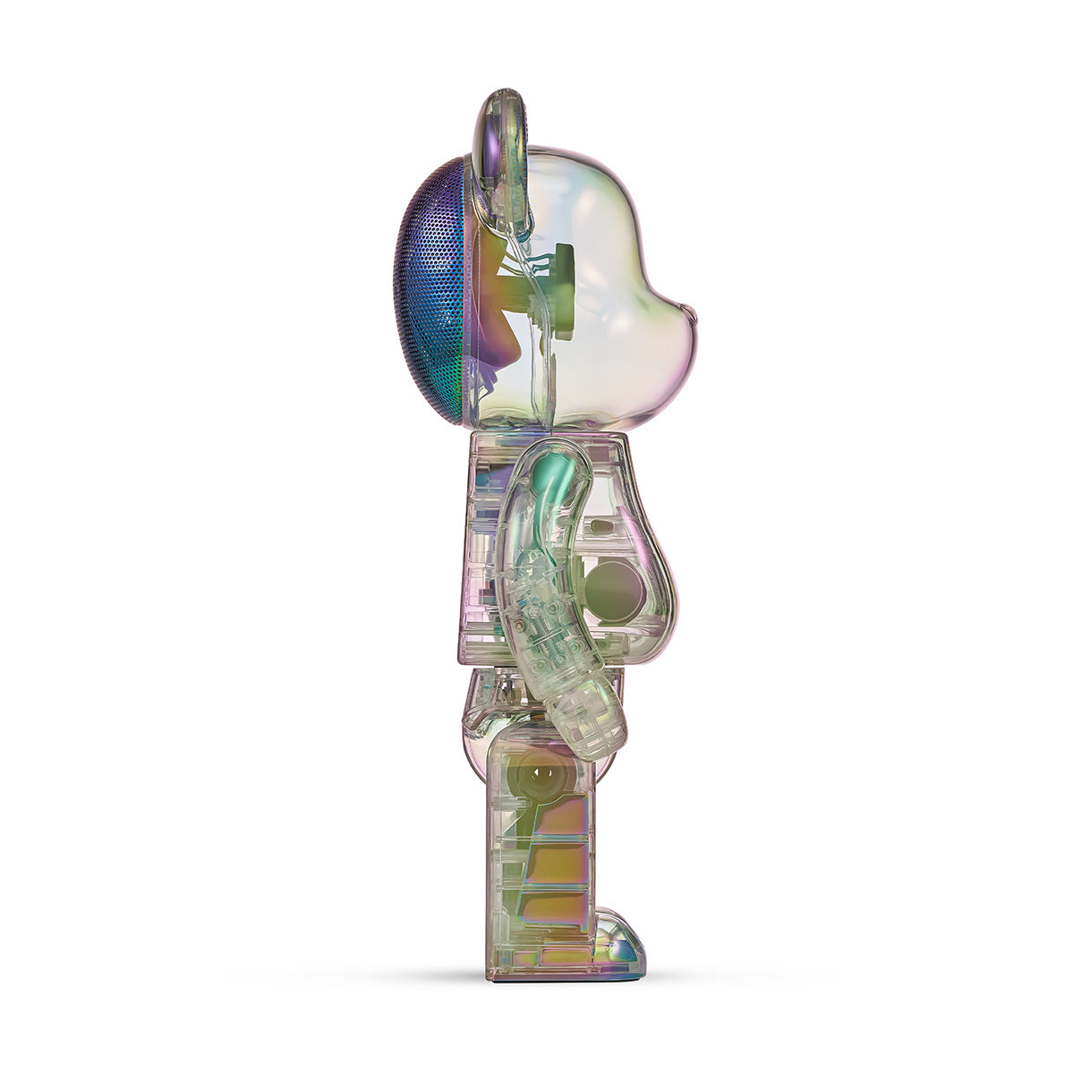 Be@rbrick Audio 400 'Crystal Halo' Collectible Figure - Limited Edition Vinyl Art Toy for Music Lovers & Collectors | Perfect for Home Display, Office Decor, and Gift Giving