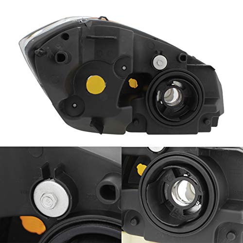 AKKON Replacement Headlights for 2007-2010 Pontiac G5 & 2005-2010 Chevy Cobalt | Front Lamps Compatible with 2005-2006 Pontiac Pursuit | Perfect for Night Driving & Car Restoration Projects