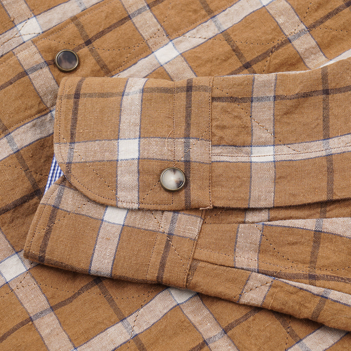 Finamore Quilted Linen Shirt Jacket for Men - Lightweight Summer Overshirt with Button Front - Perfect for Casual Outings, Beach Cover-Up & Layering