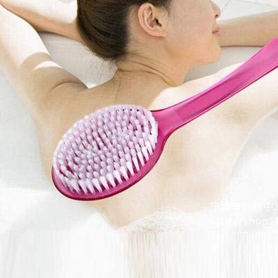 Ekan Long Handle Bath Brush with Soft Bristles - Exfoliating Back Scrubber for Shower & Body Care - Perfect for Hard-to-Reach Areas & Deep Cleansing