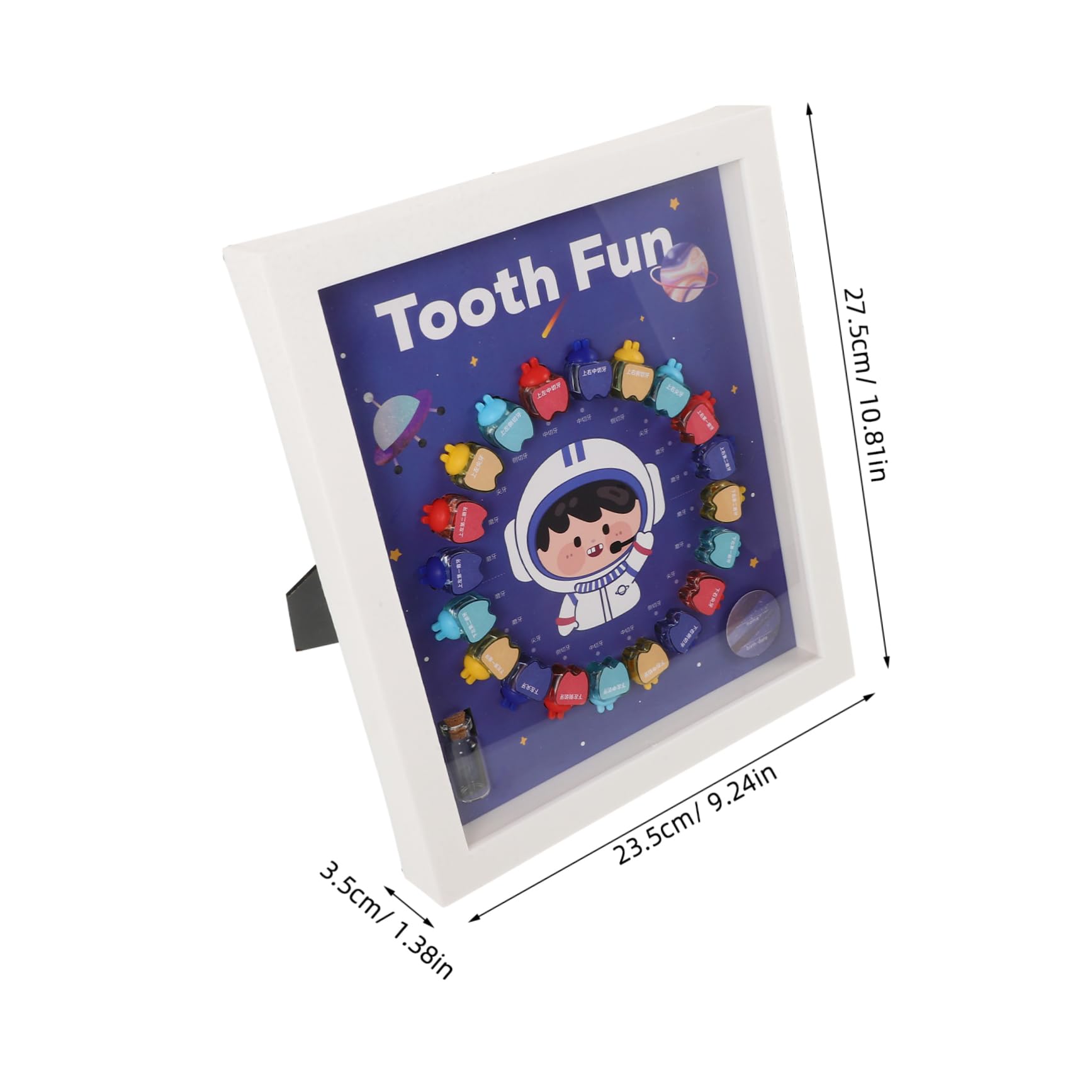 UPKOCH Kids Tooth Storage Box - First Tooth Keepsake Organizer for Baby Teeth, Plastic Tooth Holder for Children's Milestone Memories - Perfect for Baby Showers, First Tooth Loss, and Keepsake Gifting