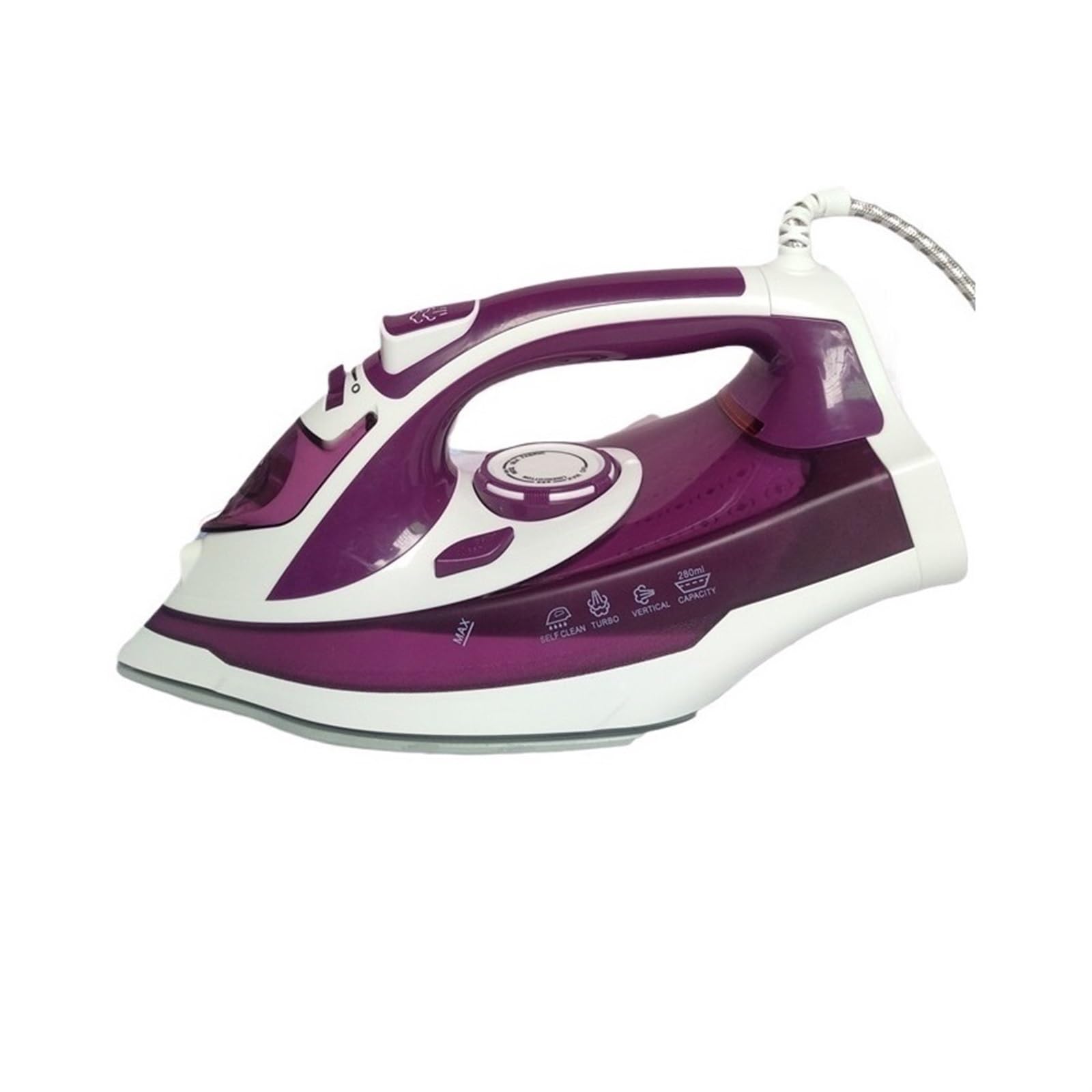 FREVEX Iron & Vertical Garment Steamer, Lightweight Travel & Home Steamer with Gentle Steam for Wrinkle-Free Clothes - Perfect for Suits, Dresses & Travel Packing (UK Plug)