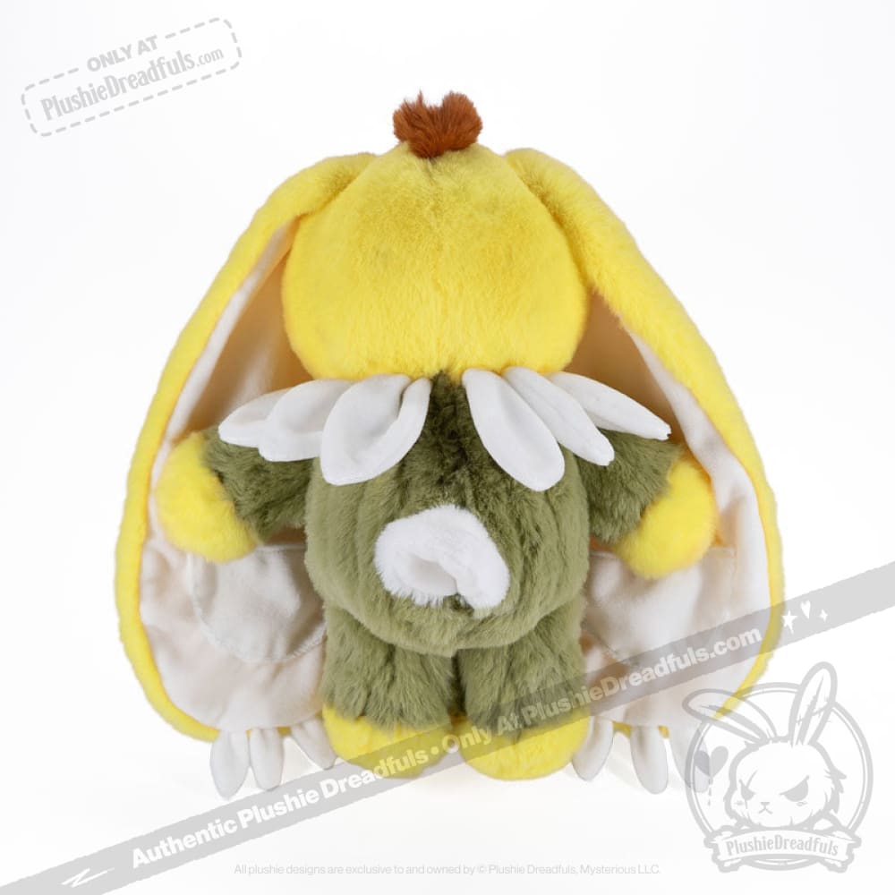 Plushie Dreadfuls Daisy Rabbit Stuffed Animal Toy - Soft Cute Bunny Plush for Kids, Gift, Nursery Decor & Anxiety Relief
