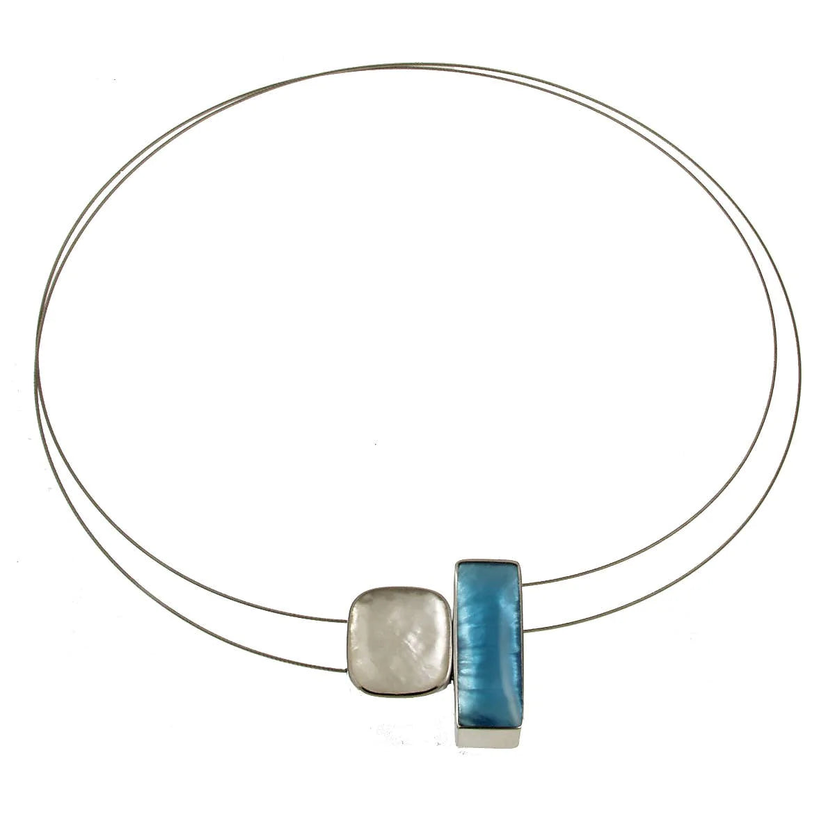 Turquoise & White