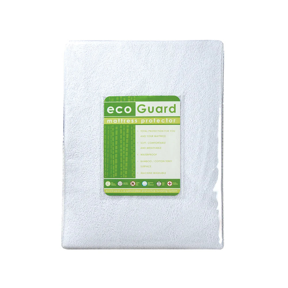 Bambury Eco Guard Mattress Protector - Waterproof, Hypoallergenic, Breathable Bed Cover for Allergies & Spills - Perfect for Kids, Adults & Pet Owners