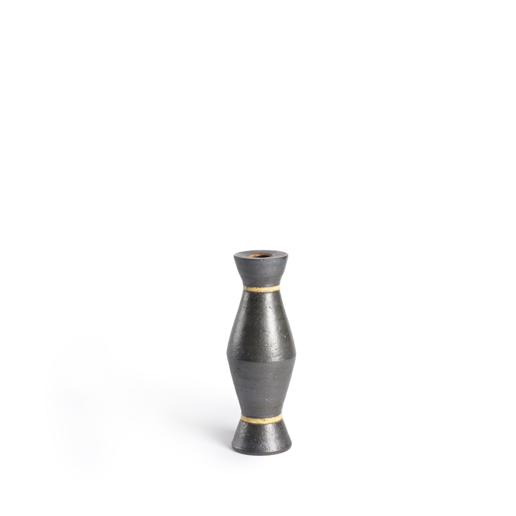 #60 Black Column Vessel - Modern Ceramic Planter for Indoor Plants | Perfect for Home Decor, Office Desk & Living Room Decorations