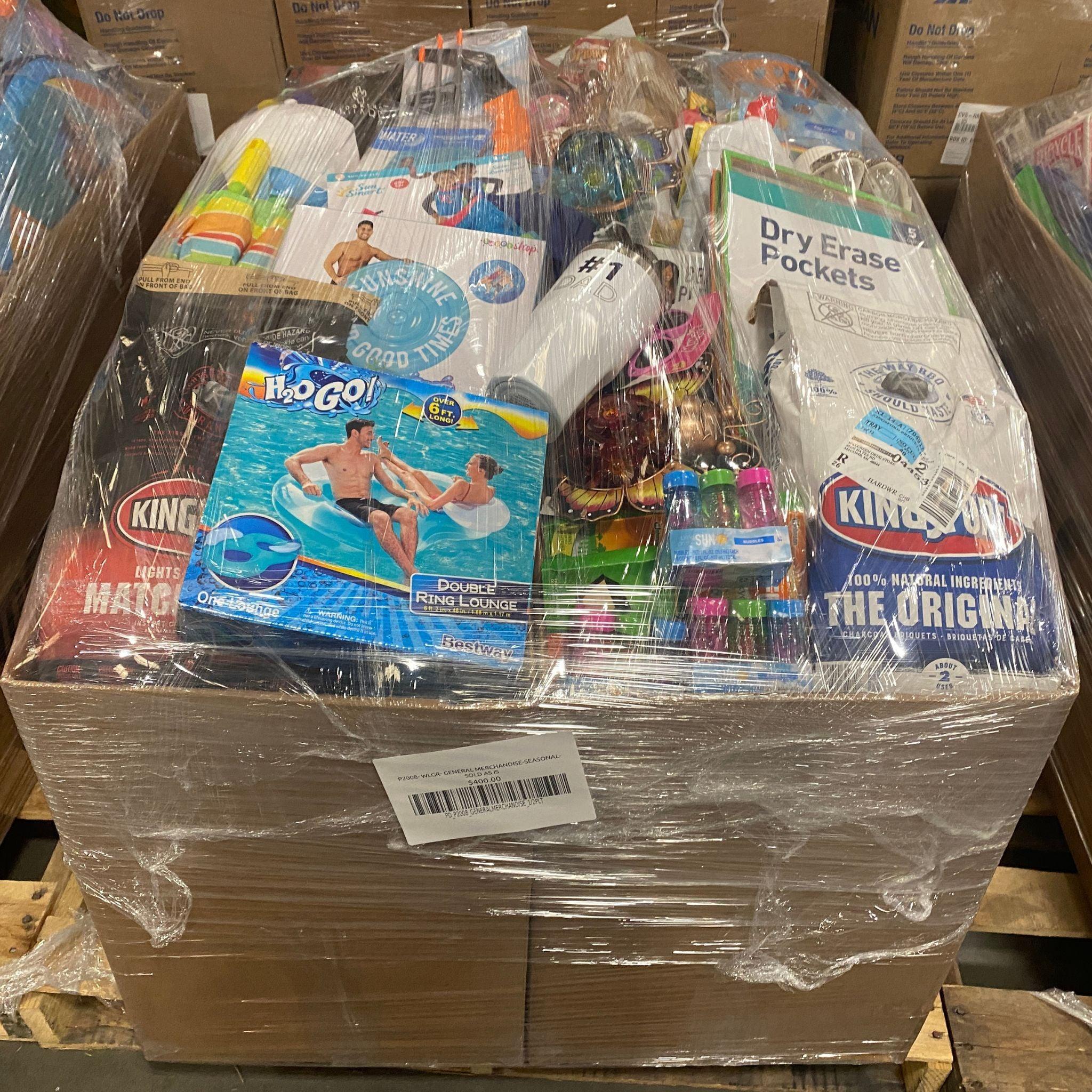 P2008 WLGR General Merchandise Seasonal Items - Bulk Wholesale Lot (Unmanifested) - Perfect for Resale, Flea Markets & Storage Auctions