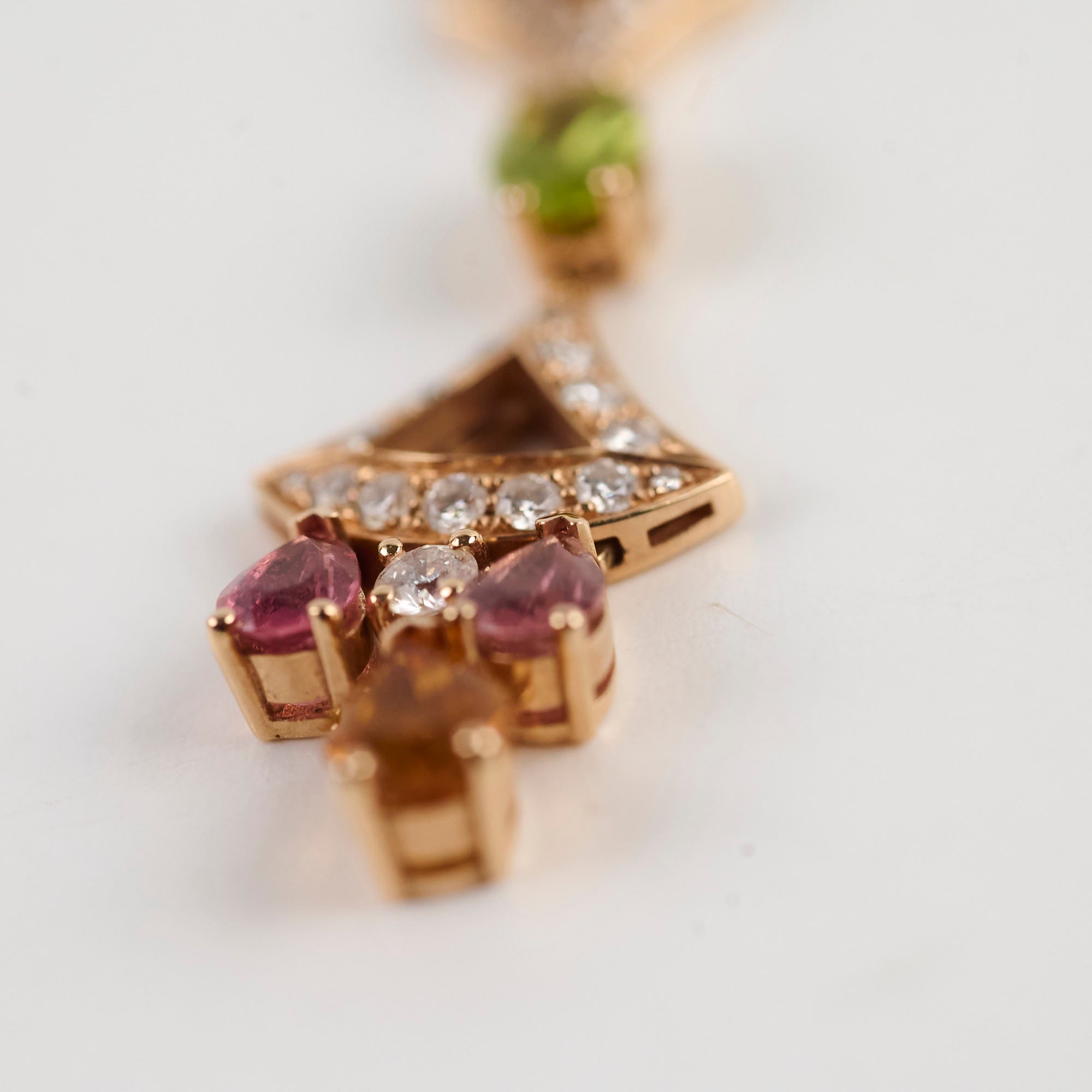 Bulgari Divas' Dream Necklace with Multicolor Gemstones - Elegant Jewelry for Women, Perfect for Parties, Weddings & Special Occasions