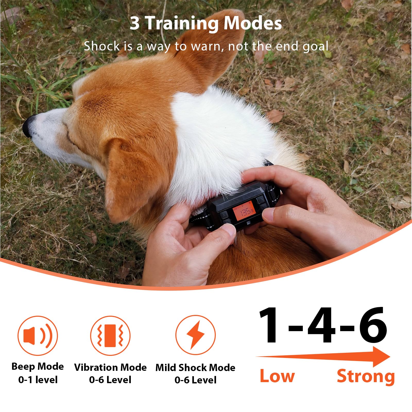 PETHEY GPS Dog Fence System - Wireless Electric Dog Fence with 999 Yard Range, IPX7 Waterproof Collar for 10-110lb Pets | Perfect for Backyard, Farm & Outdoor Dog Training