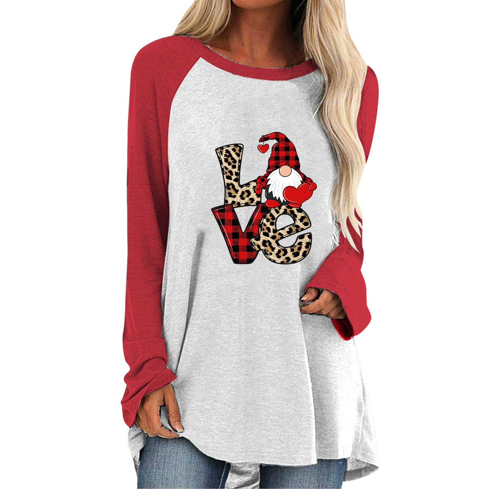 Women's Long Sleeve Tunic Tops - Casual Loose Pullover Crewneck Shirt for Fall & Winter | Comfortable Everyday Wear for Work, Outings & Layering