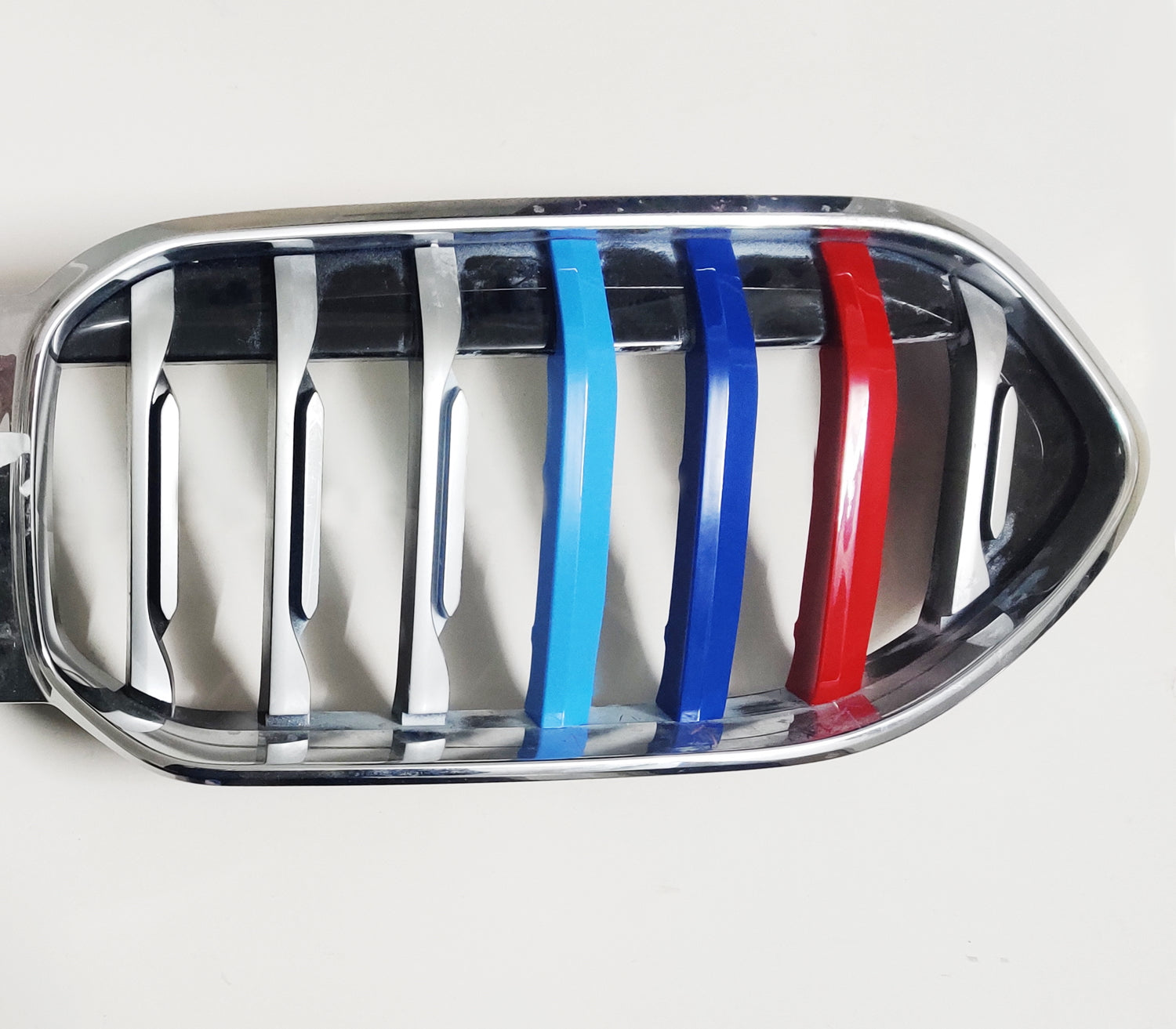 BMW F44 2 Series Gran Coupe (2021+) M Style Colored Grille Insert Trims with 7 Beam - Upgrade Your Car's Front Grille for Enhanced Style & Sporty Look | Perfect for Car Enthusiasts & Customization Projects