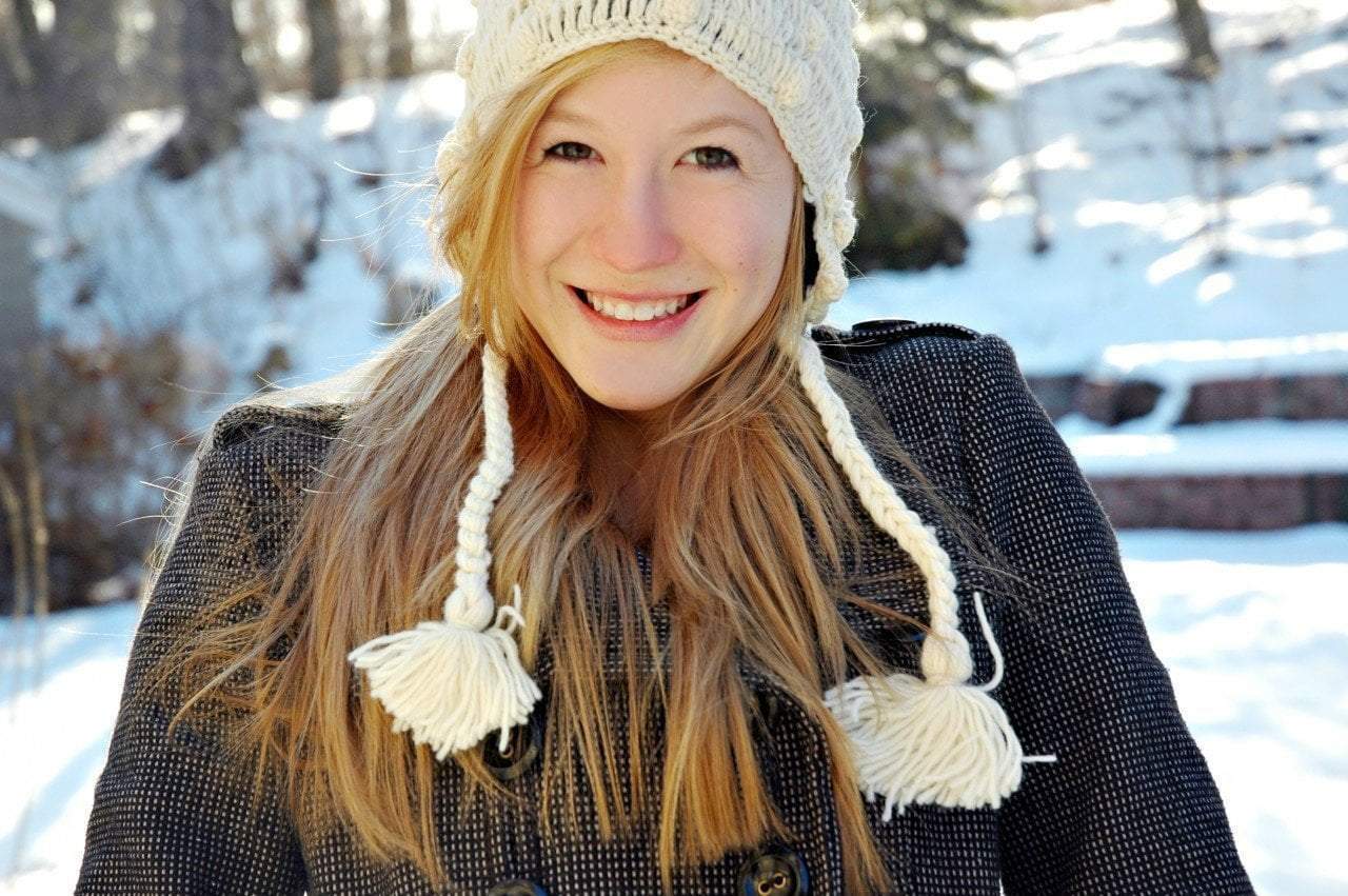 Warm Wool Earflaps Hat for Women & Men - Winter Knit Beanie with Fleece Lining - Perfect for Skiing, Snowboarding & Cold Weather Outdoor Activities