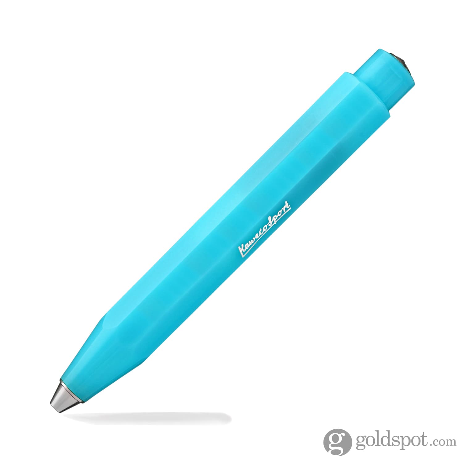 Kaweco Frosted Sport Ballpoint Pen - Blueberry Blue | Smooth Writing Gel Ink Pen for Office, School & Travel | Premium German Design