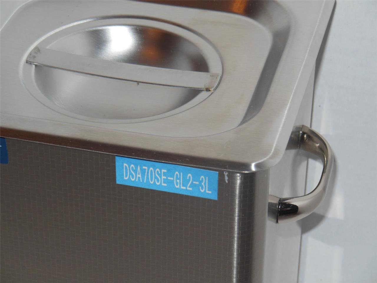 DSA70SE-GL2 3L 270W Dual Frequency 20/40KHz Digital Heated Ultrasonic Parts Cleaner Machine - Industrial Cleaning Equipment for Jewelry, Watches, Automotive Parts & Electronics