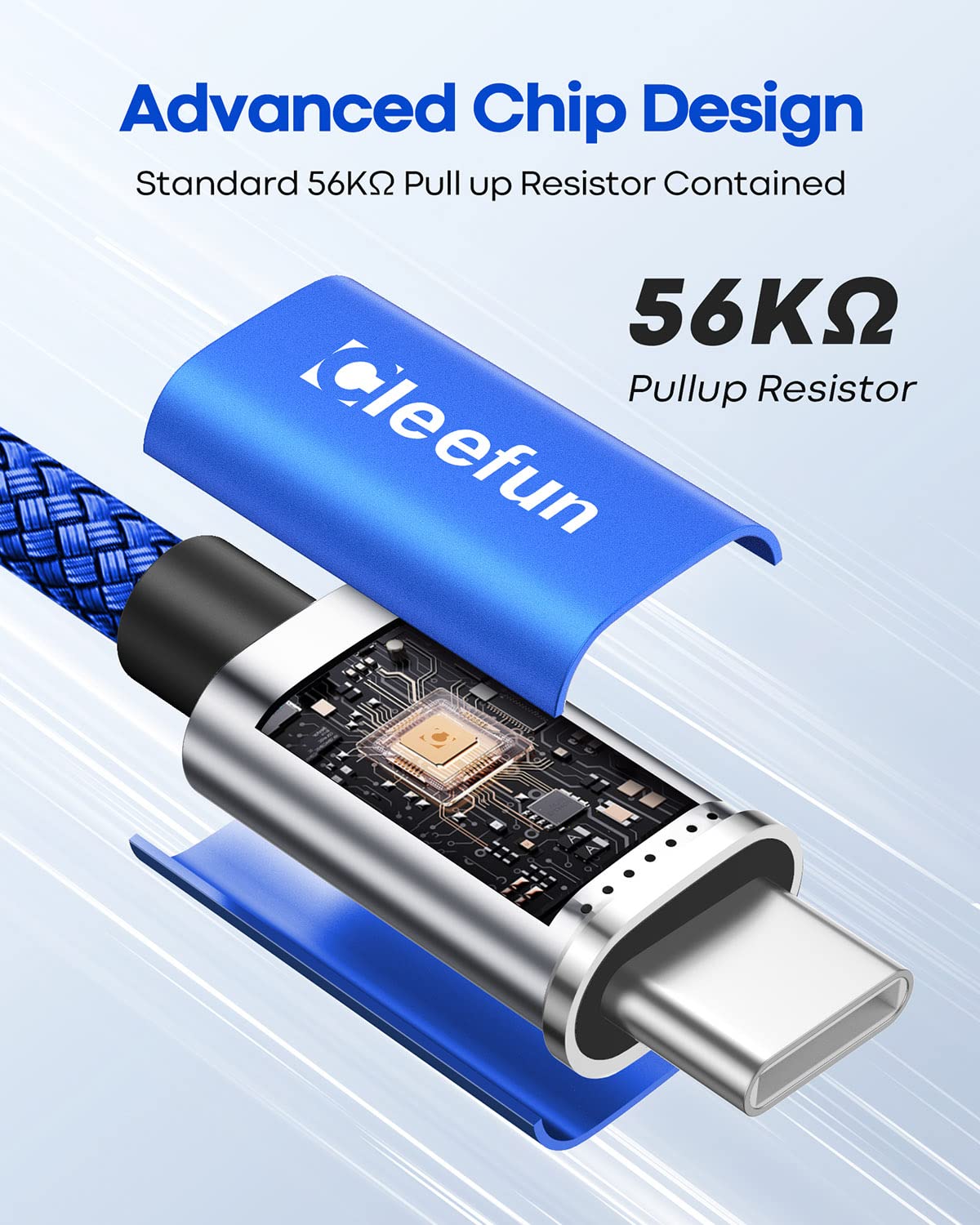 CLEEFUN 6ft USB C to USB A Fast Charging Cable 5-Pack - Durable Braided Charger Cord for iPhone 16/15 Pro Max, Samsung Galaxy S24/S23/S22/S21/S20 FE Ultra, Google Pixel - Perfect for Home, Office & Travel Charging