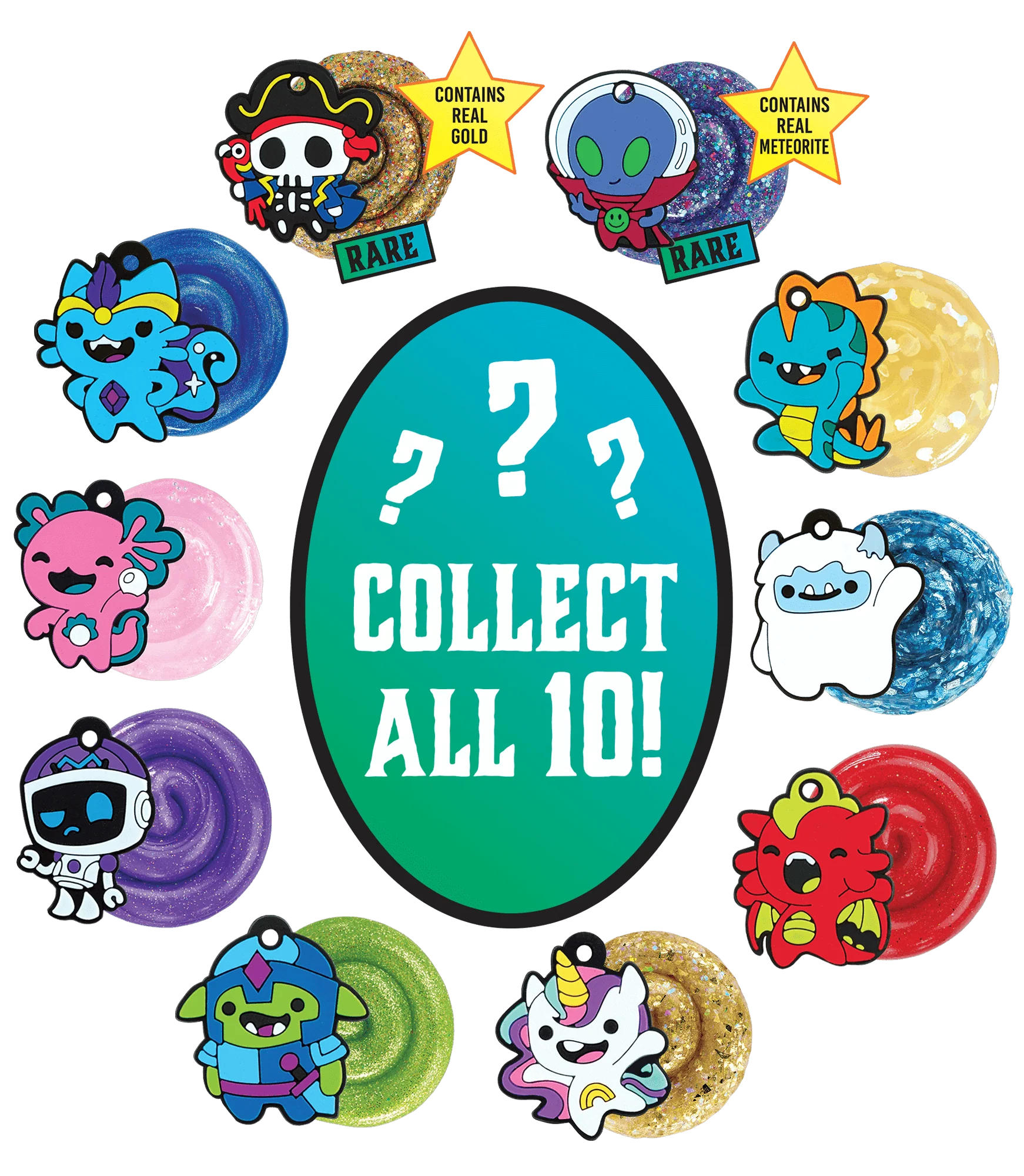 Crazy Aaron's Mini Thinking Putty - Lost Treasure Guardians | Stress Relief & Sensory Fidget Toy for Kids & Adults | Perfect for Anxiety Relief, Focus & Creativity