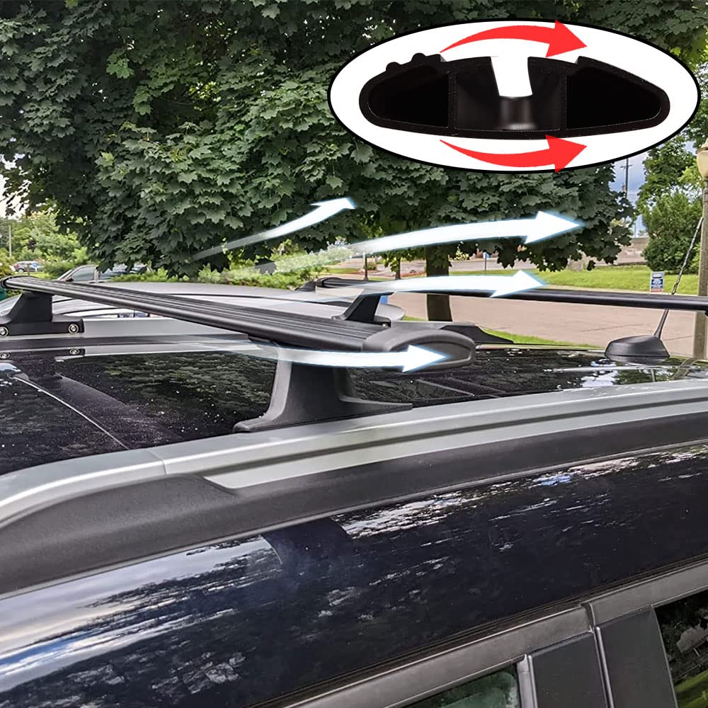 2021-2025 Chevy Chevrolet Trailblazer Cross Bar Roof Rack - Heavy Duty Aluminum Crossbar Fit for Trailblazer SUV - Perfect for Camping, Biking & Outdoor Adventures